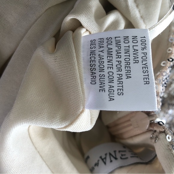 NWT Mac Duggal Leena 26443 Fully Sequined Sleevesless High Slit Long Gown 2 - Picture 12 of 15